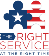 The Right Service at the Right Time logo Opens in new window